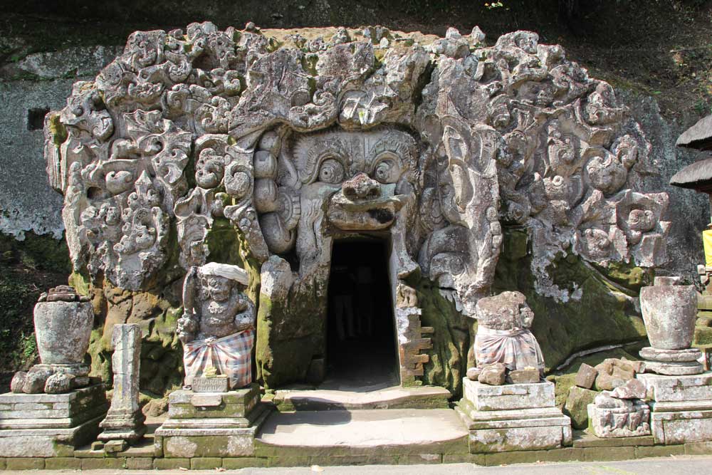 Goa Gajah, um complexo de cavernas na ilha de bali