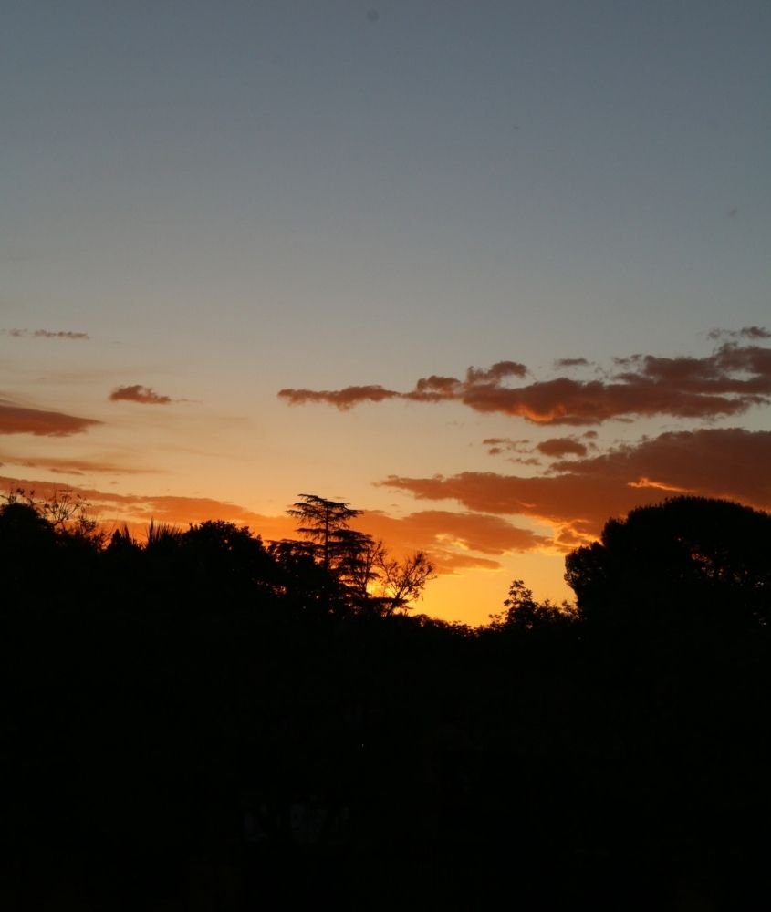 Kimberley, África, pôr do sol, montanhas, natureza