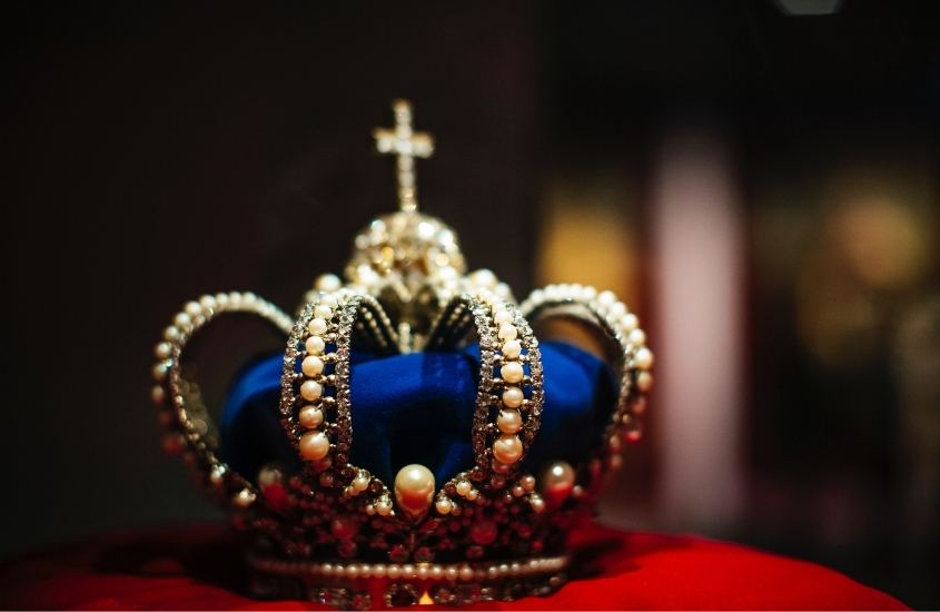 coroa real azul