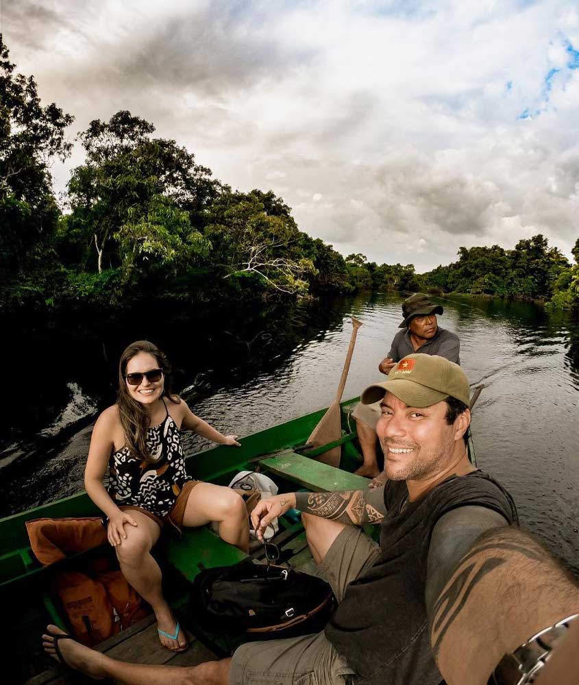 Casal viajando o mundo , Floresta da Amazônia