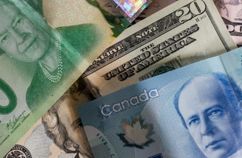 notas de dinheiro da cultura canadense